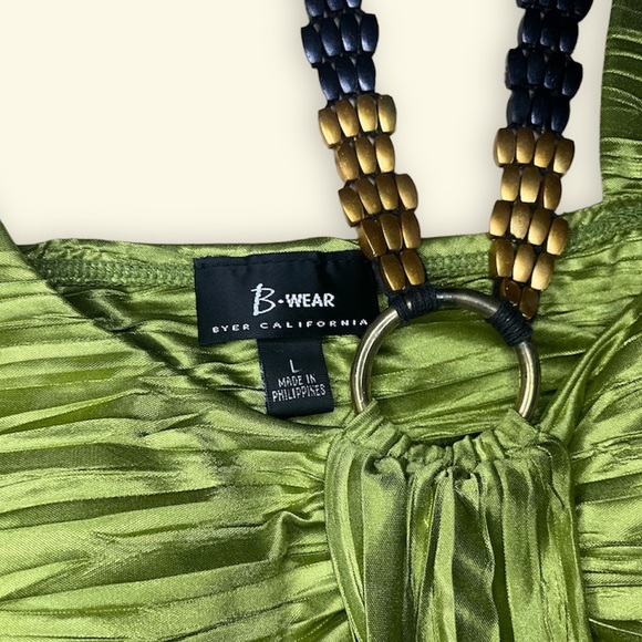 Y2K halter green top - Picture 2 of 3